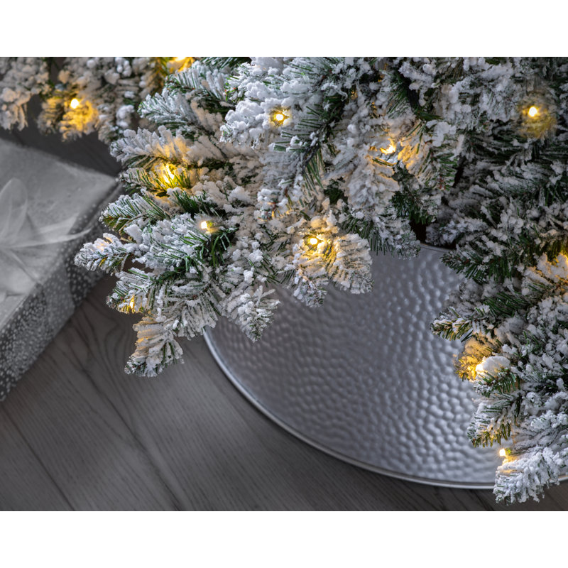 6ft Green Fir Artificial Christmas Tree with 450 White Lights with Stand