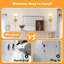 Applique murale magnétique rechargeable, lumière à DEL à intensité variable avec télécommande, 12 couleurs RVB, 3 couleurs, minuterie-1971489211