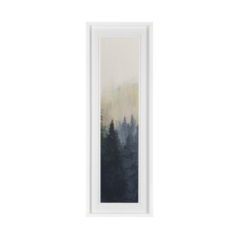 Pacific Northwest Panel VII by Sandra Lafrate Hand Embelished Framed Art Print Matted under Glass