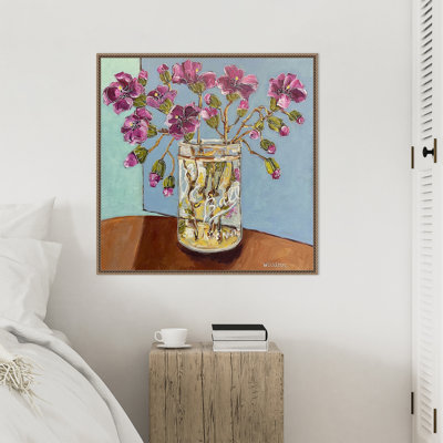 Floral Muse II by Holly Wojahn Framed Canvas Wall Art Print