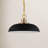 Eddy 1-Light Dimmable Steel Dome Pendant-832871381-832871379