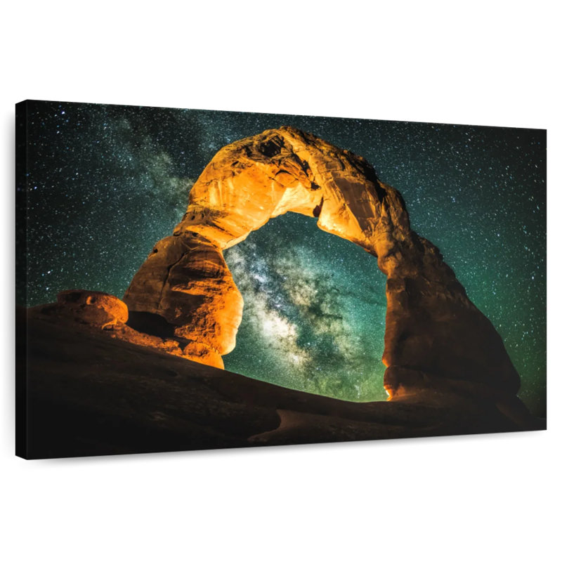Oberle Delicate Arch Starry Night, 16" H x 24" W
