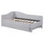 Lit de jour rembourré polyvalent avec lit gigogne escamotable pour tous les âges et tous les espaces-471464893