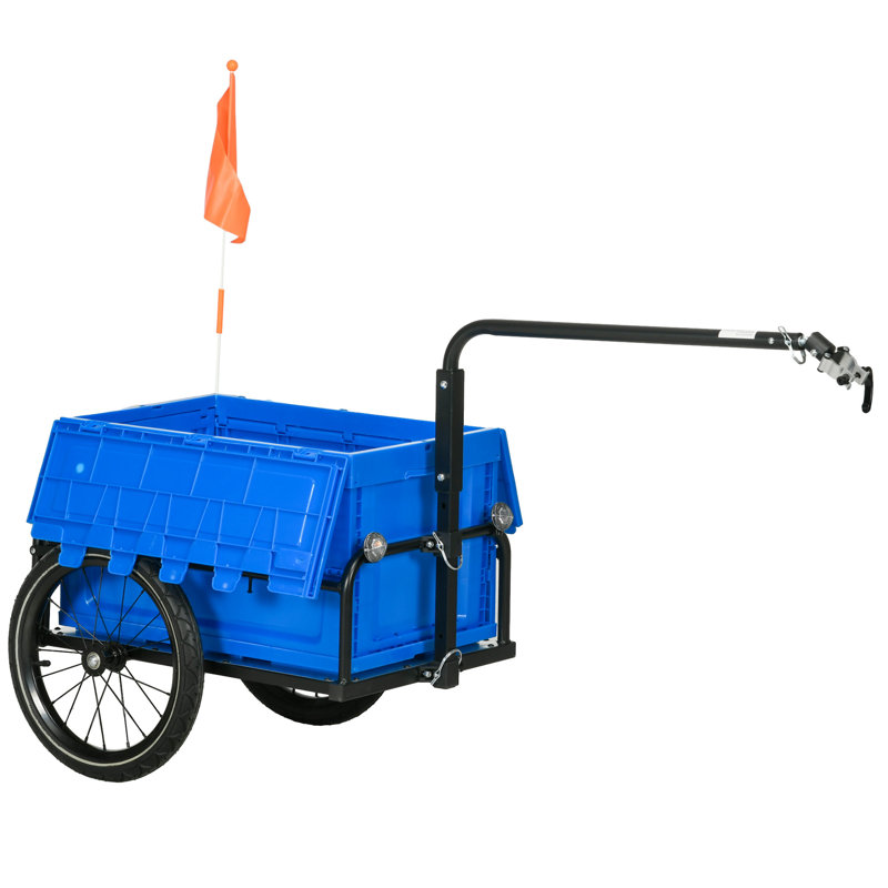 Bicycle Cargo Garden Cart, Blue