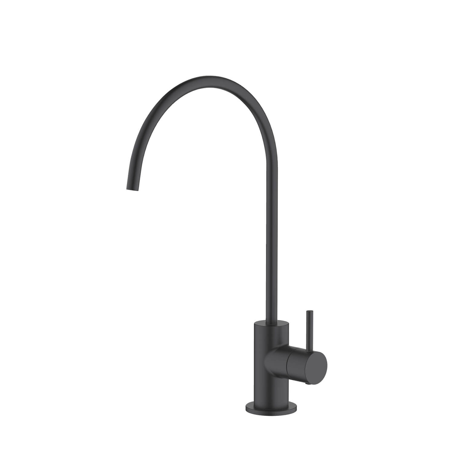 Circular Cold Water Dispenser, Matte Black
