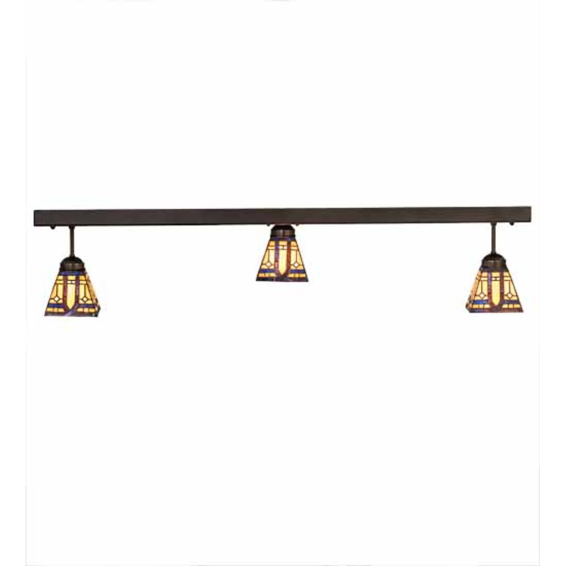 Sierra Prairie Mission 3 - Light Semi Flush Mount