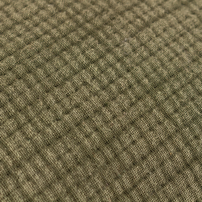 Ribble Cotton Rectangular Cushion Cover, Green