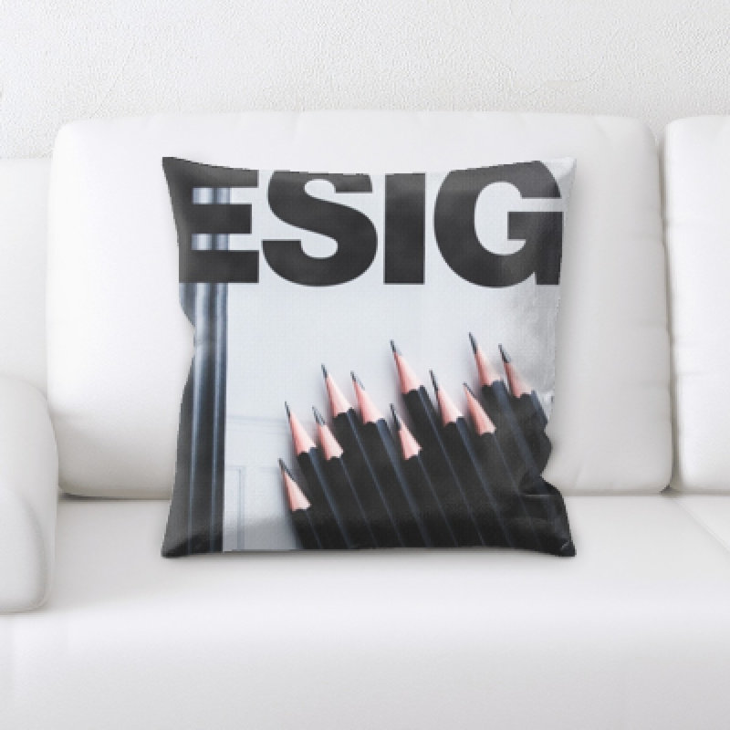 Microsuede Reversible Throw Pillow