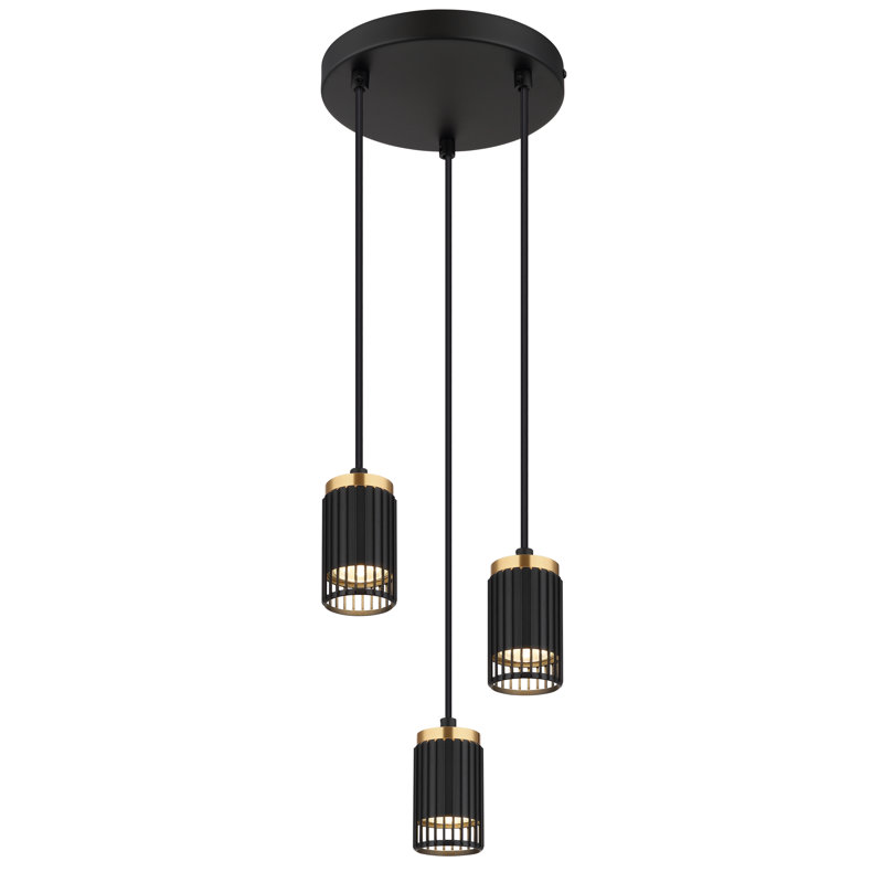 Danuj 3 - Light Pendant, Matt black
