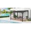 Pergola en métal 10 pi x 12 pi avec auvent-125762761