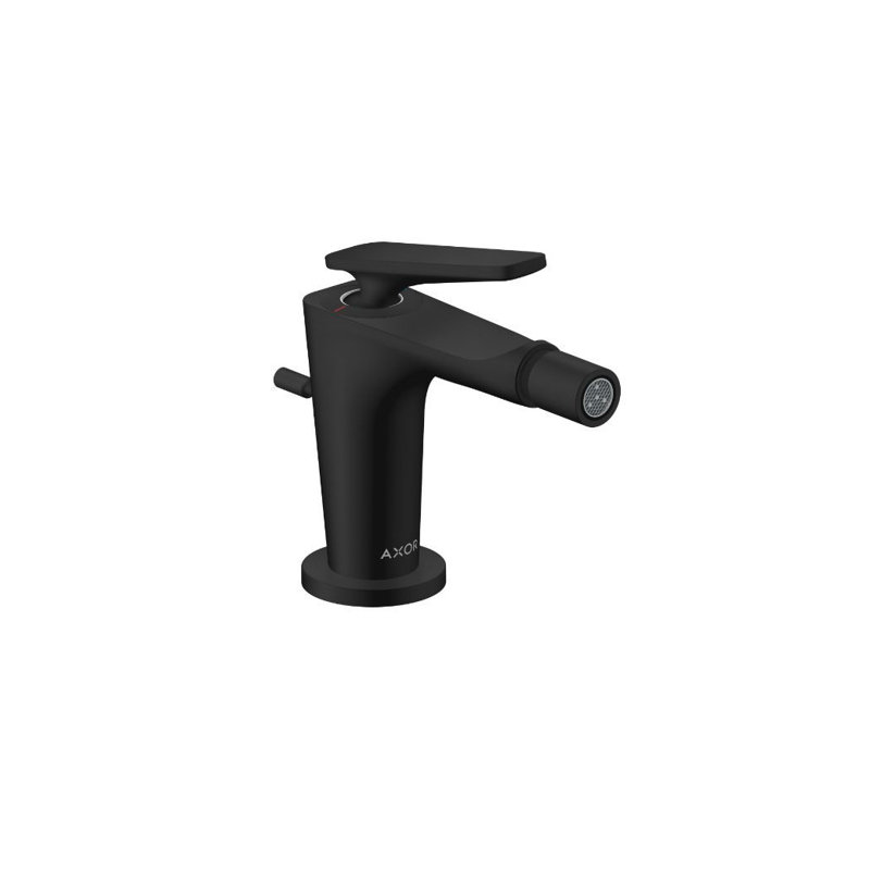 AXOR Citterio C Single-Hole Bidet With Pop-Up Drain, Matte Black