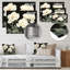 Noir noir blanc pivoines II - pivoines, décoration murale en métal, reproduction d'art traditionnelle en métal-1080482117