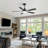 48''/52''/72'' Modern Ceiling Fan with Light, 3CCT LED, Remote Control, 6-Speed Reversible DC Motor, Double-Sided Black/Walnut Blades, Timer, Indoor & Covered Outdoor-1876469860
