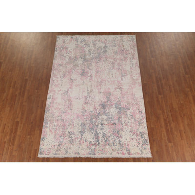 Handmade Abstract Modern Area Rug 7x10