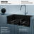 Karran Quartz 33'' X 22'' 60/40 Double Bowl Drop-in Kitchen Sink-49947622