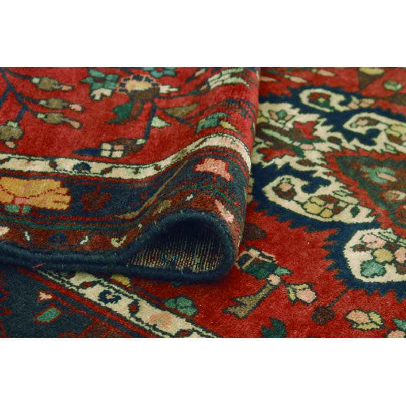 Khylar Distressed Ridge Red Runner