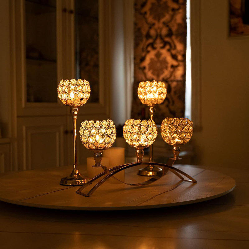 8.3'' H Metal Tabletop Tealight Holder