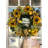 Fall wreath with Sunflowers, Hydrangeas and Lemons