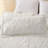 Classic Solid Floral Oversized King Quilt Set Bedding Set California King Bedspread with Shams(White 120"x120")-119238087-119238088