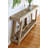 Natural Luxe A-frame Console Table