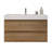 Carnetta Wall Mounted Single Vanity Bathroom Vanity With Top-1416163433