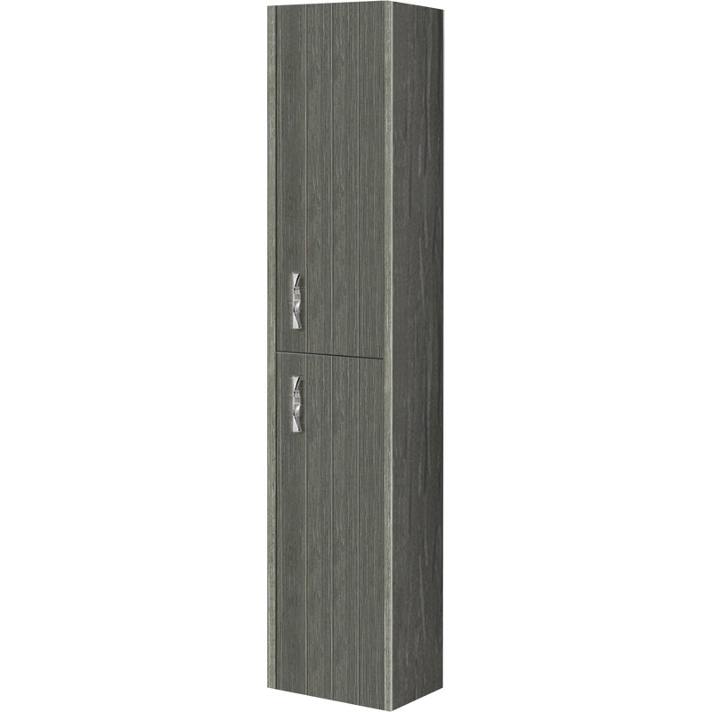 Linen Cabinet, Grey Wood