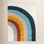 Olanda Rainbow Striped Shag Rug