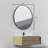 Alauni Metal Round Wall Mirror,Decorative Mirror for Bathroom,Entryway,Hallway -1300406101-1300406102