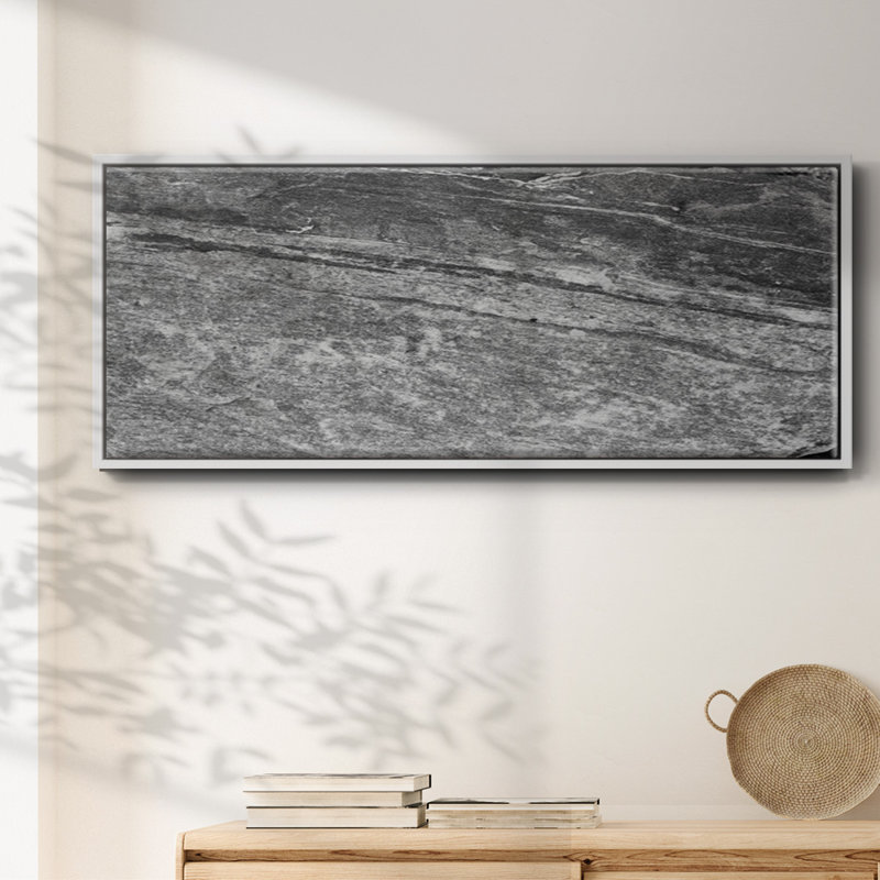 Found Textures VIII- Framed Canvas, 20" H x 50" W