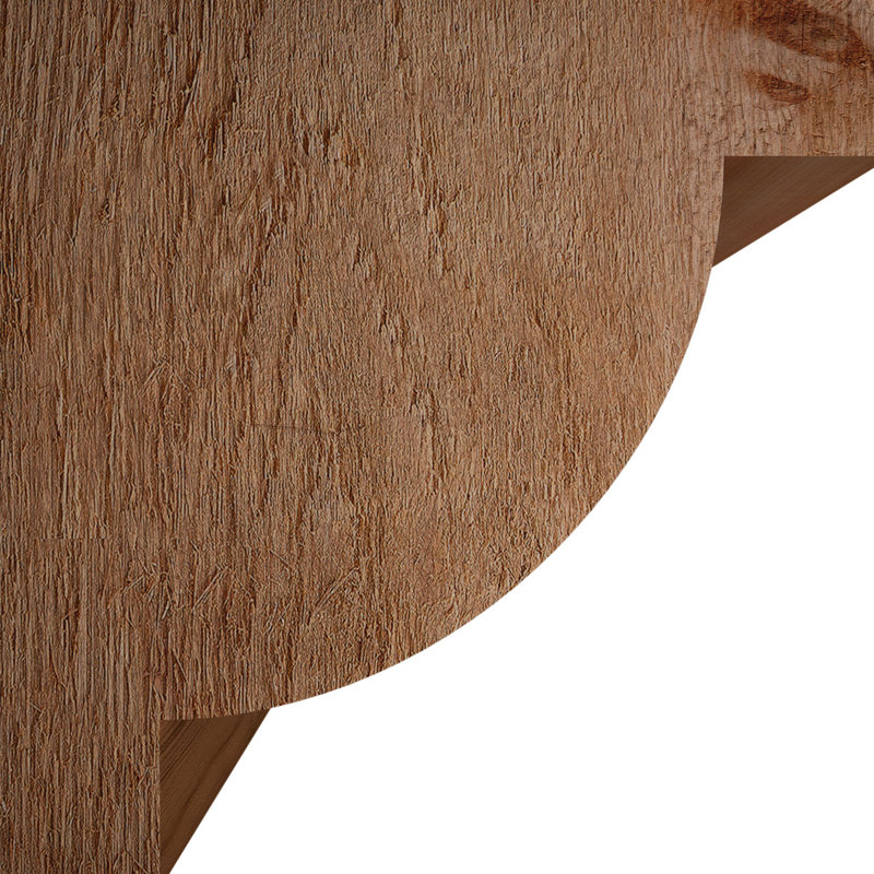 Alpine Rough Sawn, Cèdre rouge, H 12 po x l 12 po x P 6 po