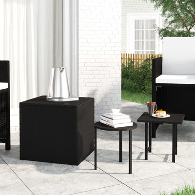 Square Outdoor Side Table - 50 cm W 50 cm D