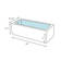 Bellwether® 60" x 30.25" Alcove Soaking Cast Iron Bathtub
