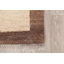 Tapis en laine beige 2 pi 1 po x 4 pi 8 po one-of-kind à la main noué la new age Alvarie
