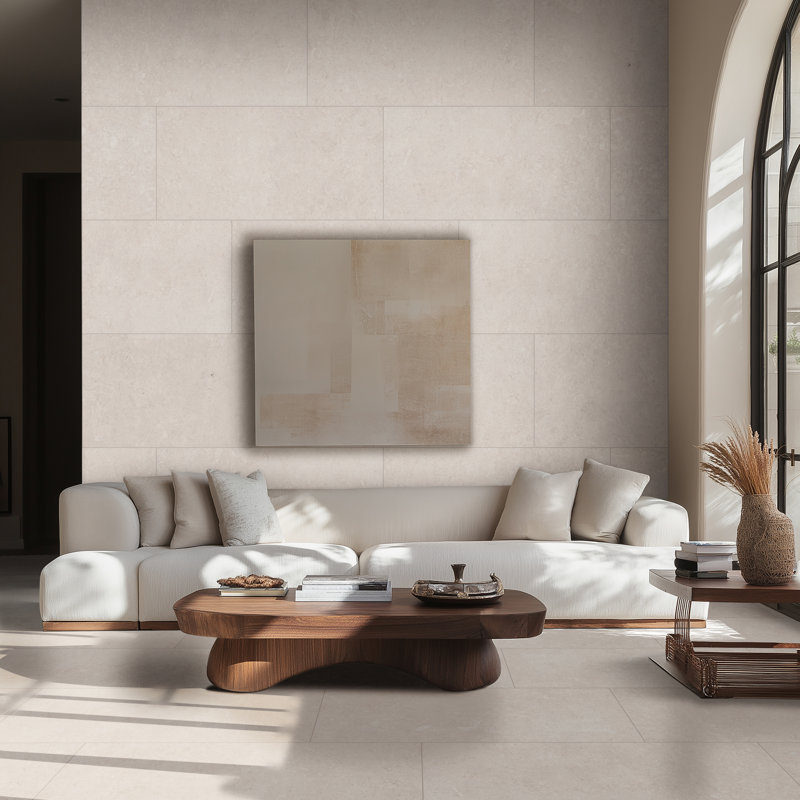 Mele 24 in. x 48 in. Lappato 3D Porcelain Stone Look Floor And Wall Tile, Chanelle