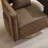 29.1" W Polyester Hollow Back Swivel Barrel Chair With Wooden Base-106905341