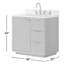 Ensemble de meuble-lavabo simple 36 "avec miroir Adela-340914514-340914515-340914512