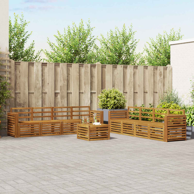 257cm Wide Patio Sectional Set