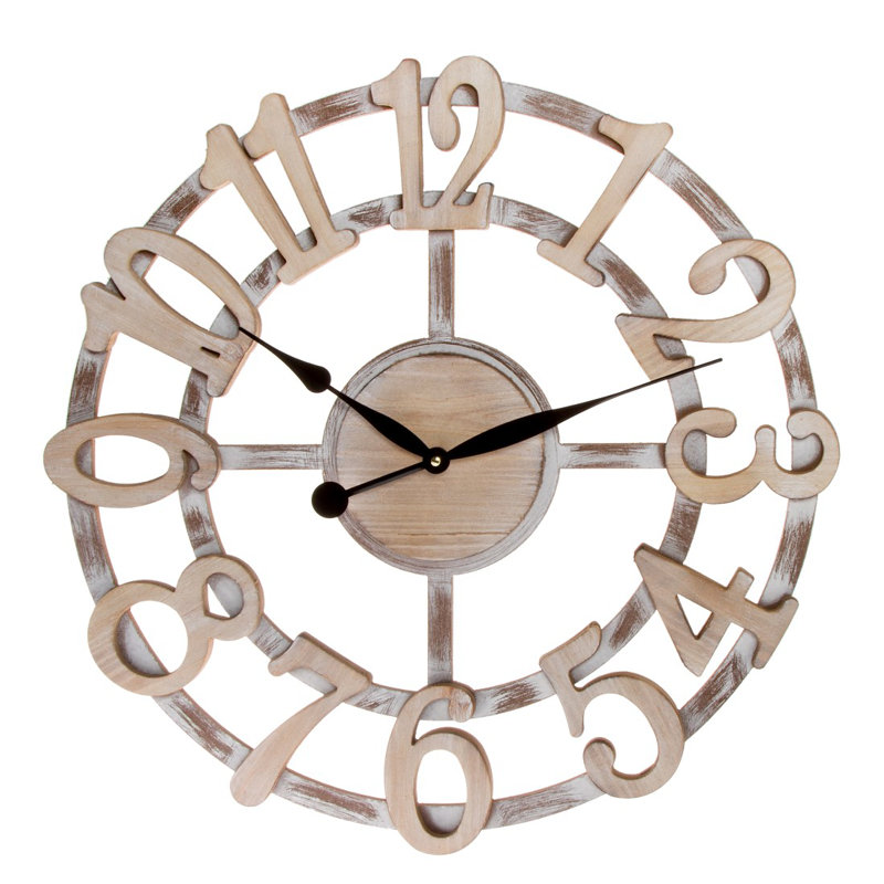 Gillian Manufactured Wood Wall Clock