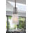 Latitude Run Jaylisse Brushed Nickel With Etched Glass Pendant Light