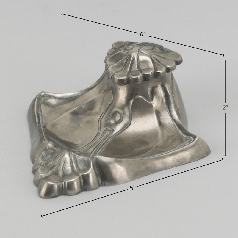 Sculpture décoratif inkwell Zeigler, Argent antique