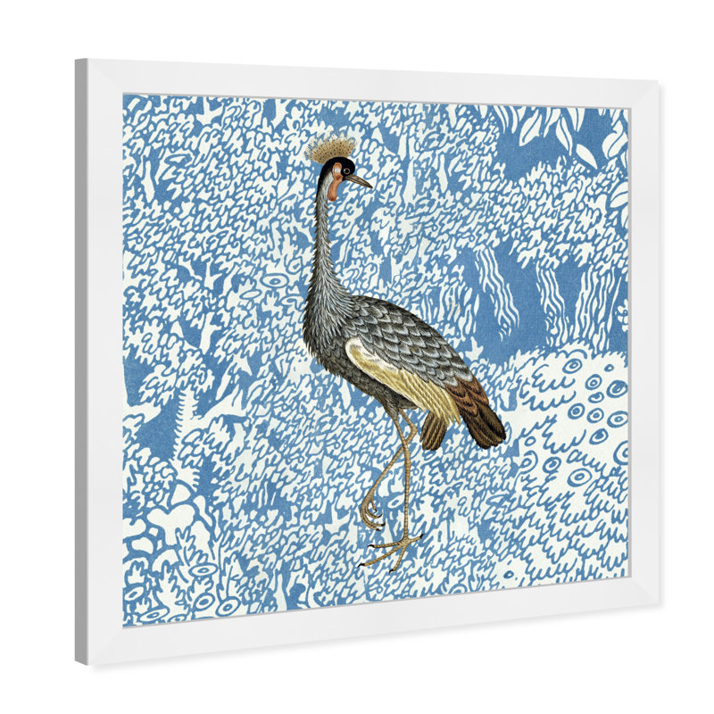 «Bird Pose 2», reproduction d'art mural, Blanc, H 26 po x l 26 po x P 0,5 po