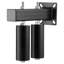 Quincaillerie coulissante pour porte coulissante 6 po avec support en T réglable pour porte