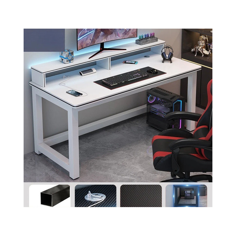 Clendenin Rectangular Writing Desk, 75cm H x 120cm W x 60cm D