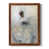 Toile avec cadre brun