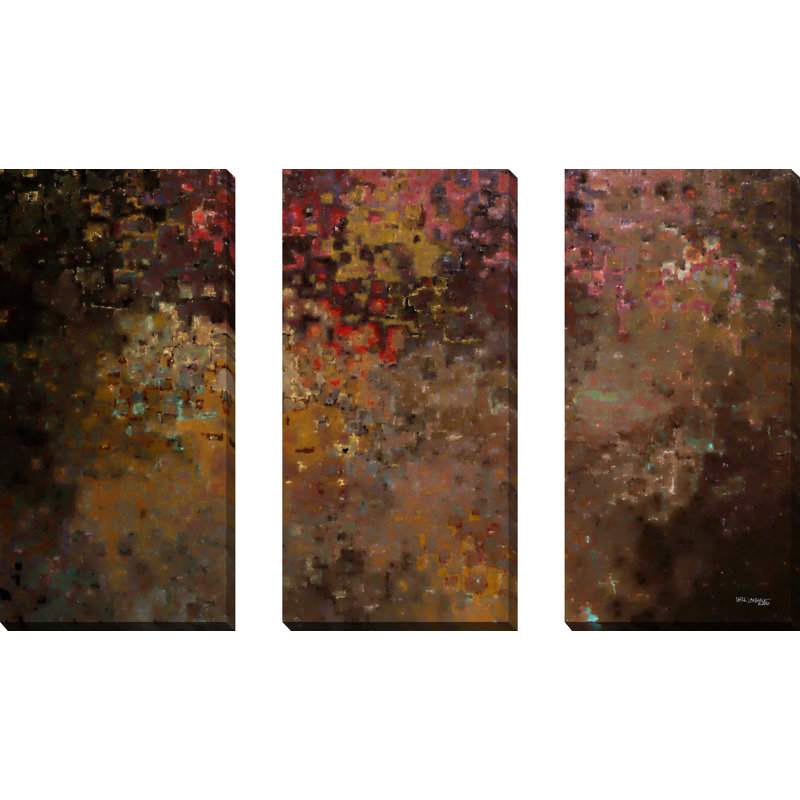 "Elemental" par Mark Lawrence, ensemble de 3 impressions sur toile