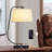 Broghin Dimmable USB & Type-C Metal Bedside Table Lamp with Bulb
