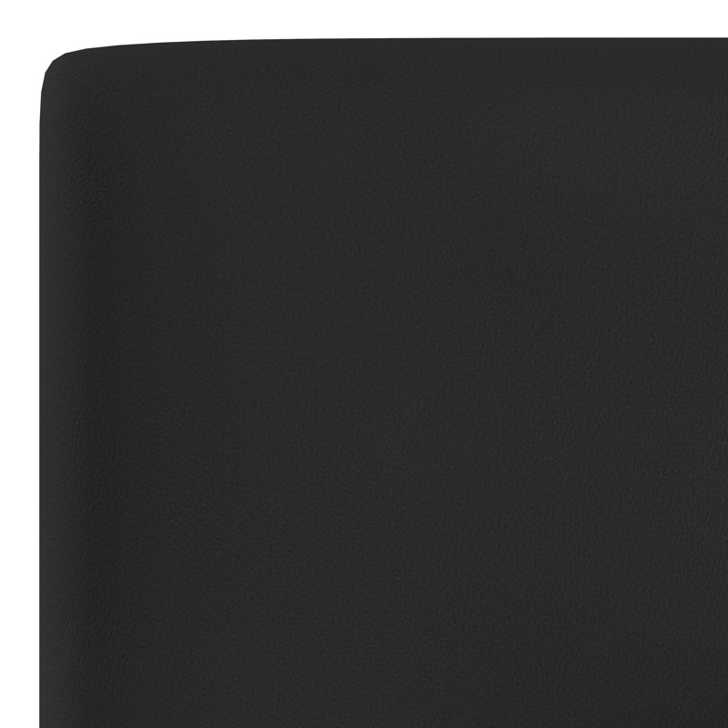 Tête de lit tapissier Eisley, Simple, Classic Black Performance Velvet