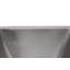 15" Square Under Counter Hammered Copper Bathroom Sink in Nickel