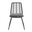 DEJA CHAIR, 2PCS avec 2 coussins, gris