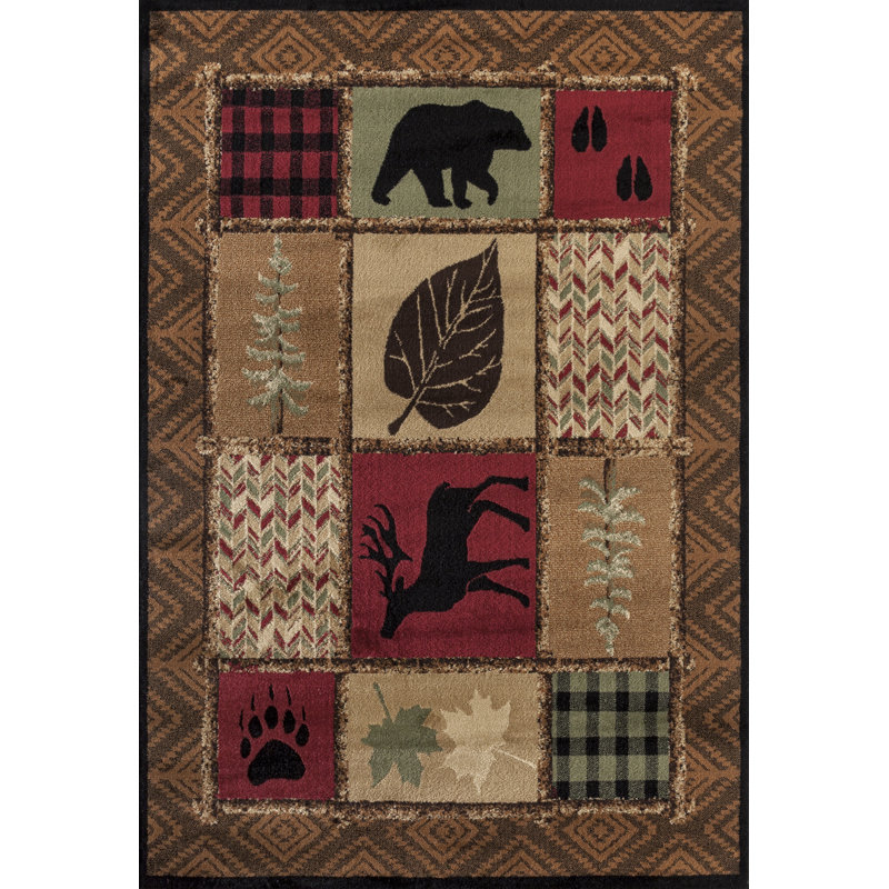 Tapis brun Pippen, Rectangle 7 pi 10 po x 10 pi 6 po